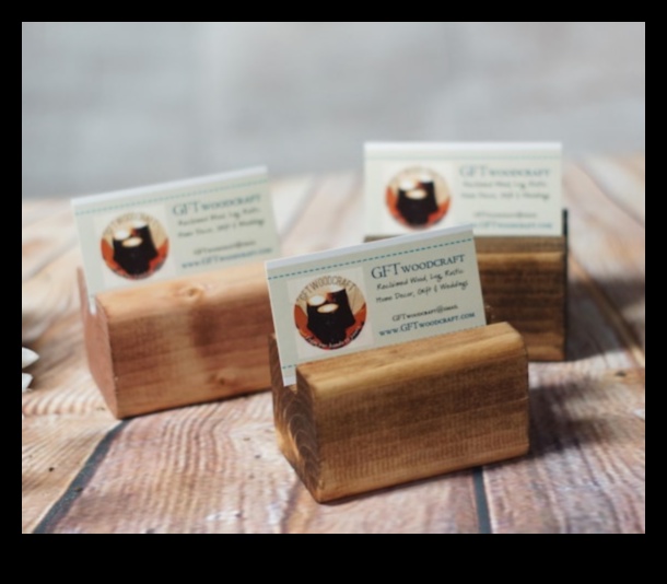 Κάτοχοι επαγγελματικών καρτών DIY Wooden: Crafting Professional Accessories