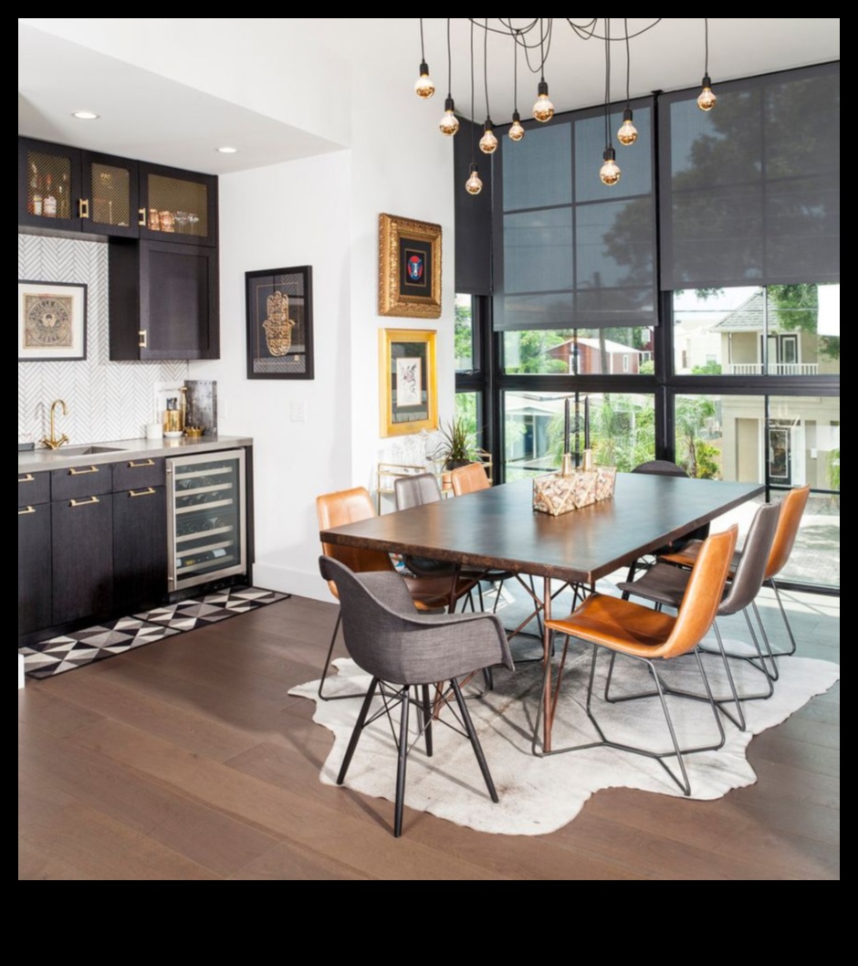 Βιομηχανική διακόσμηση τραπεζαρίας Μια μοντέρνα εμφάνιση σε ρουστίκ κλασικό 5 Ιδέες Industrial Chic διακόσμησης τραπεζαρίας