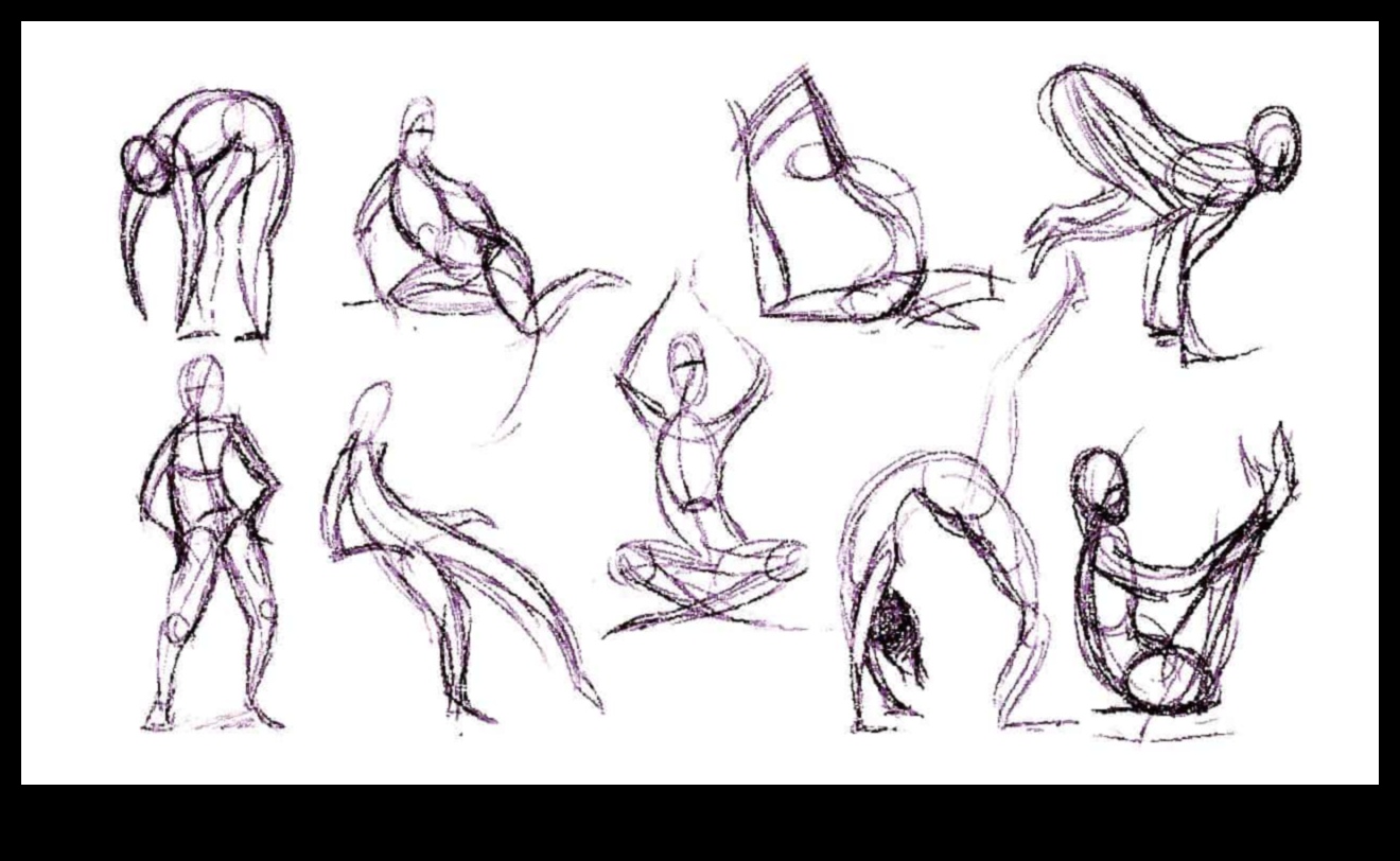 Σκίτσο χειρονομίας: Αποτύπωση ενέργειας σε σχέδια ζωής