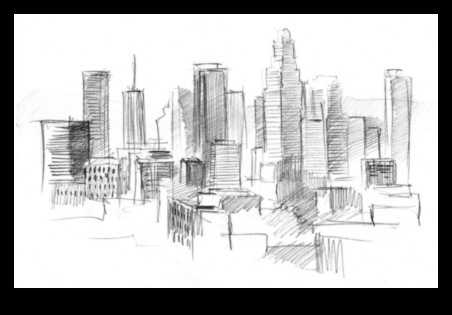 Skylines in Graphite: Rendering Urban Beauty on Paper