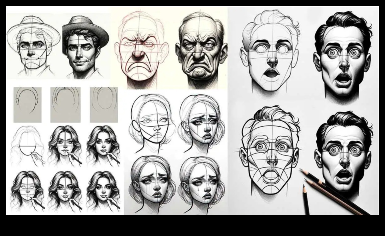 Ανάγλυφο πορτραίτο: Προσθήκη διάστασης σε σχέδια χαρακτήρων