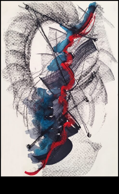 Charcoal and Ink Fusion: Πειραματισμός με Μικτά Μέσα