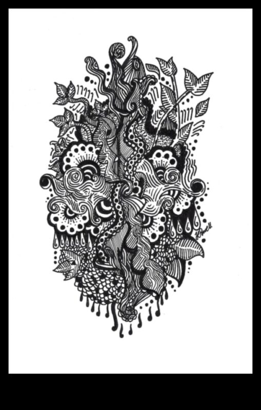 Περίπλοκα μοτίβα μελάνης: Εξερεύνηση γεωμετρικών σχεδίων