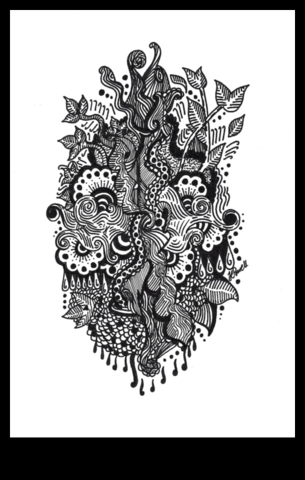 Περίπλοκα μοτίβα μελανιού Μια οπτική απόλαυση 1 Περίπλοκα μοτίβα μελάνης: Εξερεύνηση γεωμετρικών σχεδίων