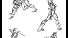 Χειρονομικό κινούμενα σχέδια που συλλαμβάνει την δύναμη προκάλεσε σχέδια ζωής 3 Σκίτσο χειρονομίας: Αποτύπωση ενέργειας σε σχέδια ζωής