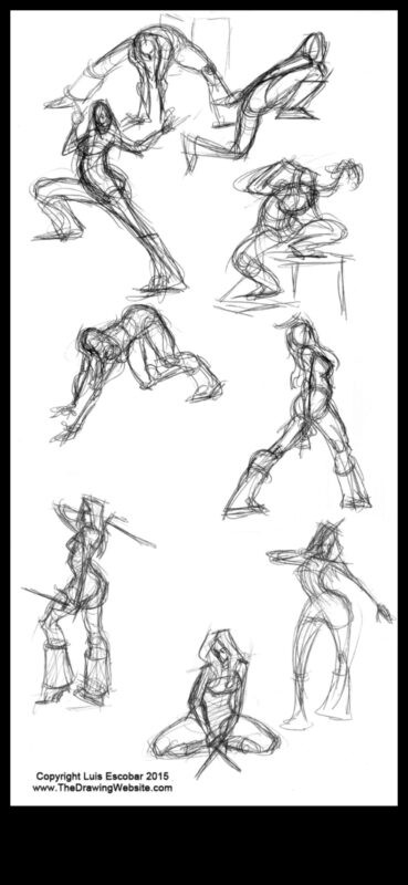 Σκίτσο χειρονομίας: Αποτύπωση ενέργειας σε σχέδια ζωής